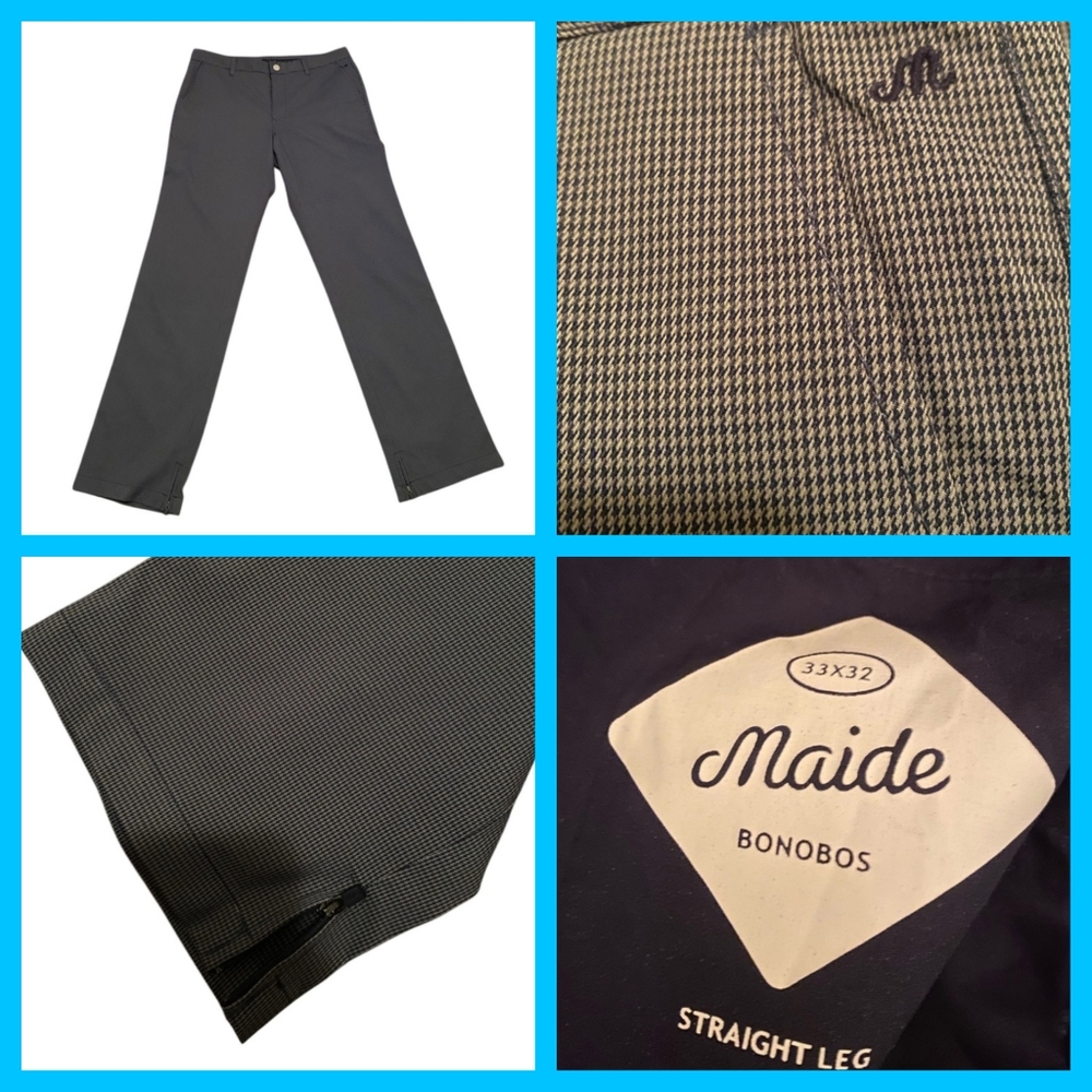 Bonobos‎ Maide Golf pants. Size 33x32. Straight leg. Good condition